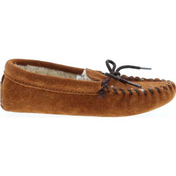 Minnetonka 2363 Brown ChildG slippers 12 NEW - Picture 6 of 8